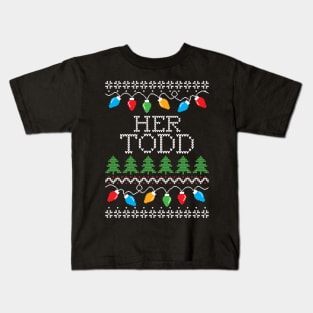 Her Todd Ugly Christmas Kids T-Shirt